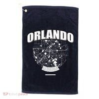 Orlando Florida Map Golf Towel thumb 0