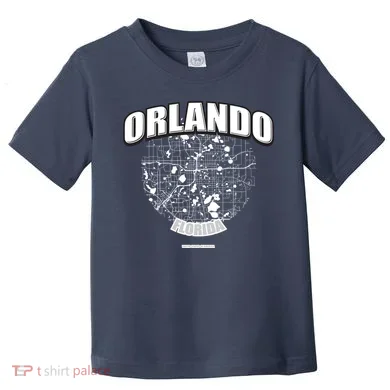 Orlando Florida Map Toddler T-Shirt