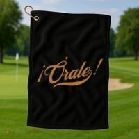 Orale! Funny Mexican Spanish Language Slang Golf Towel thumb 1