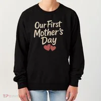 Our First Mother's Day Women's Sweatshirt thumb 0