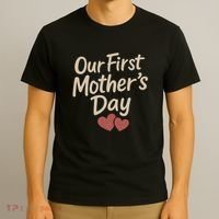 Our First Mother's Day T-Shirt thumb 3