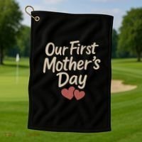 Our First Mother's Day Golf Towel thumb 1