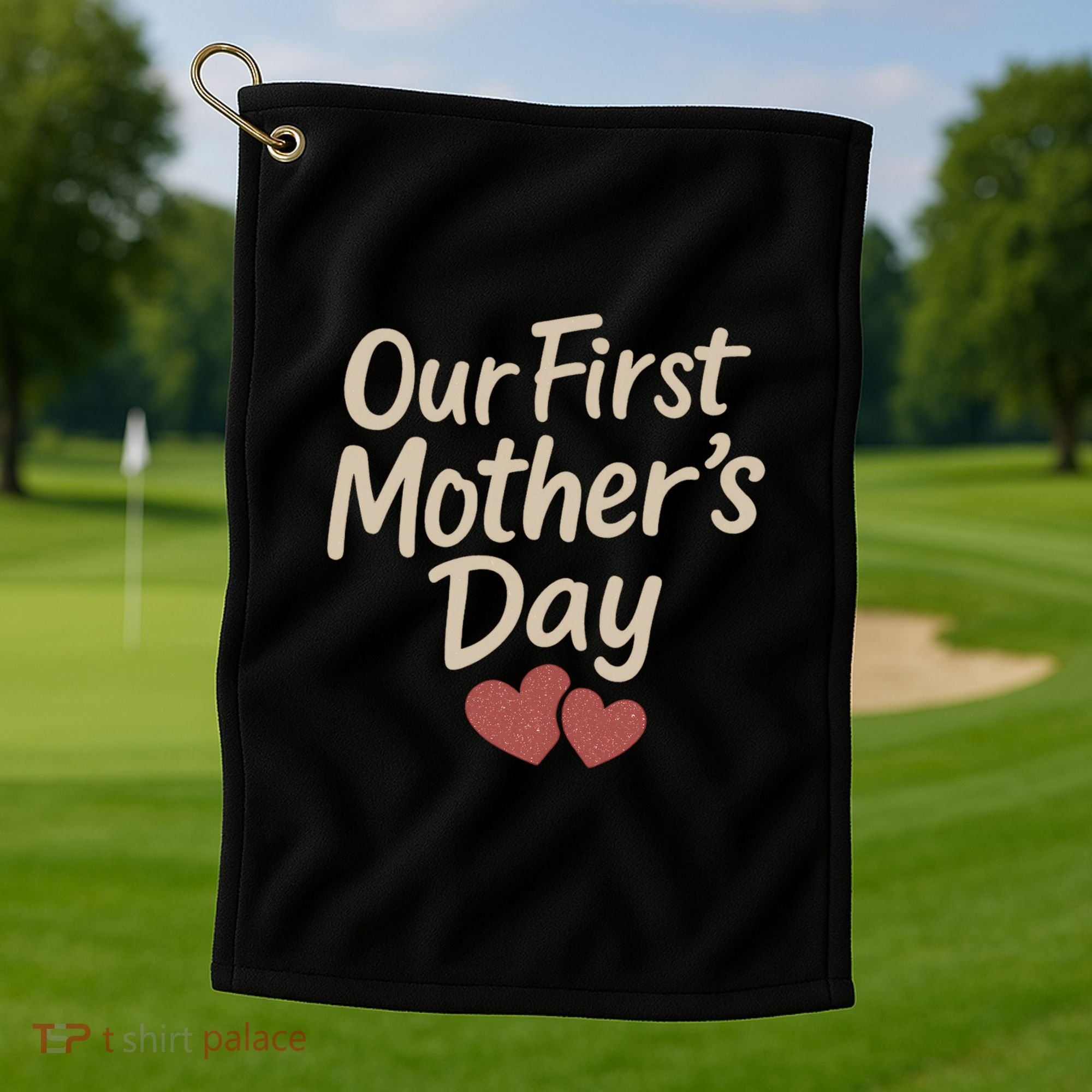 Our First Mother's Day Golf Towel