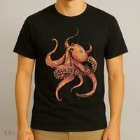 Octopus For Men Women Boy Girl T-Shirt thumb 3