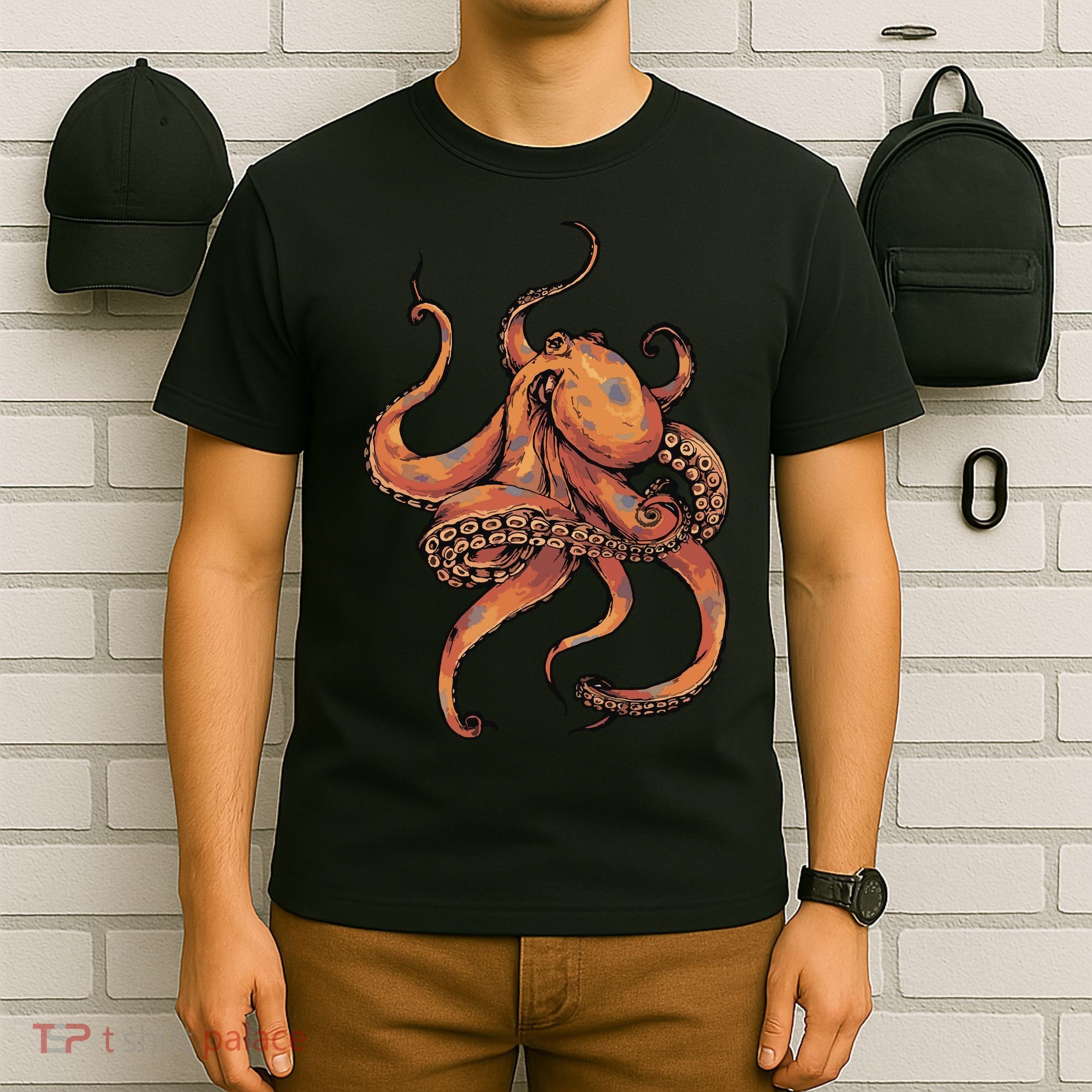 Octopus For Men Women Boy Girl T-Shirt