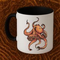 Octopus For Men Women Boy Girl Coffee Mug thumb 2