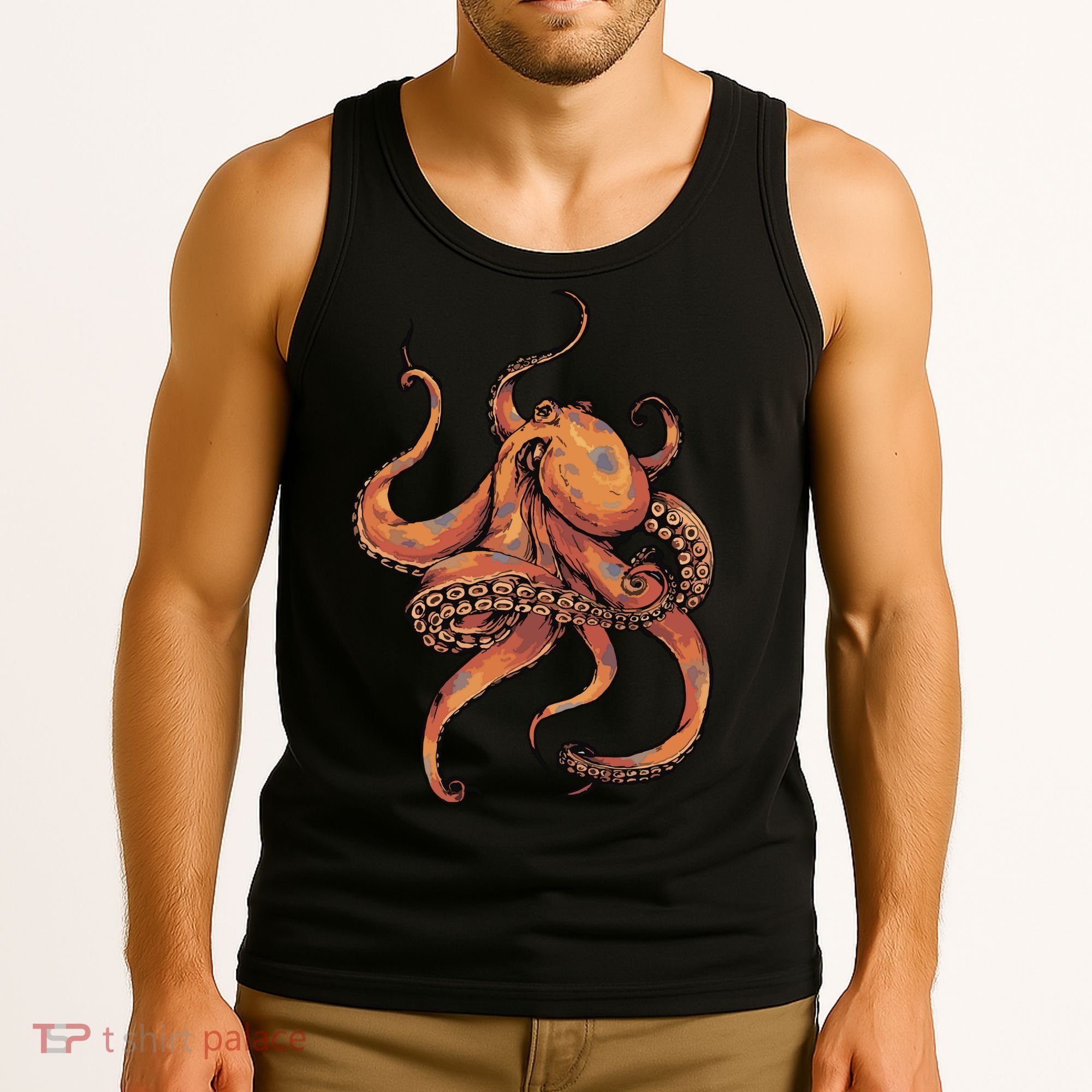 Octopus For Men Women Boy Girl Tank Top