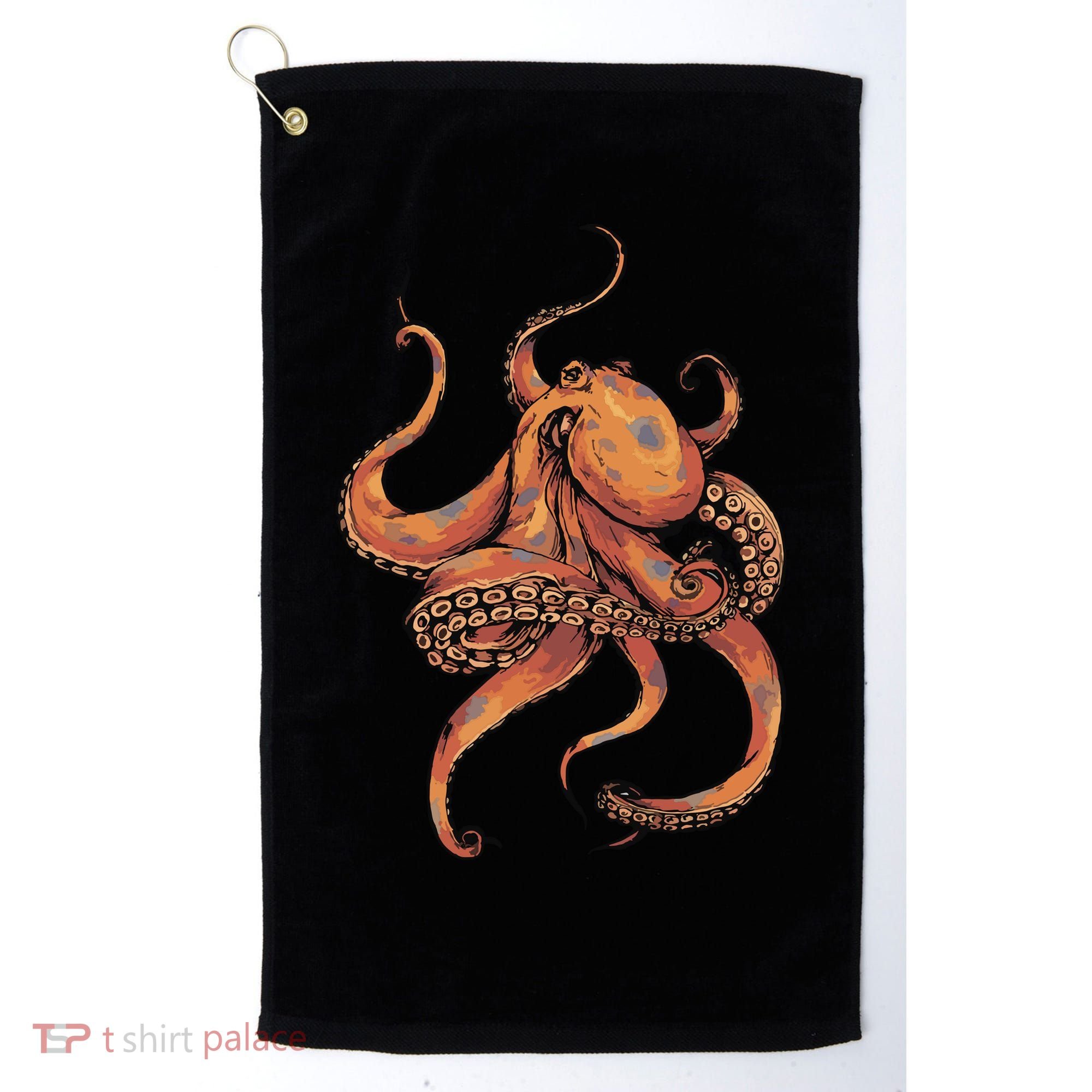Octopus For Men Women Boy Girl Golf Towel