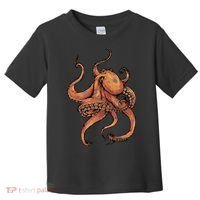 Octopus For Men Women Boy Girl Toddler T-Shirt thumb 0