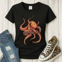 Octopus For Men Women Boy Girl Women's T-Shirt thumb 3