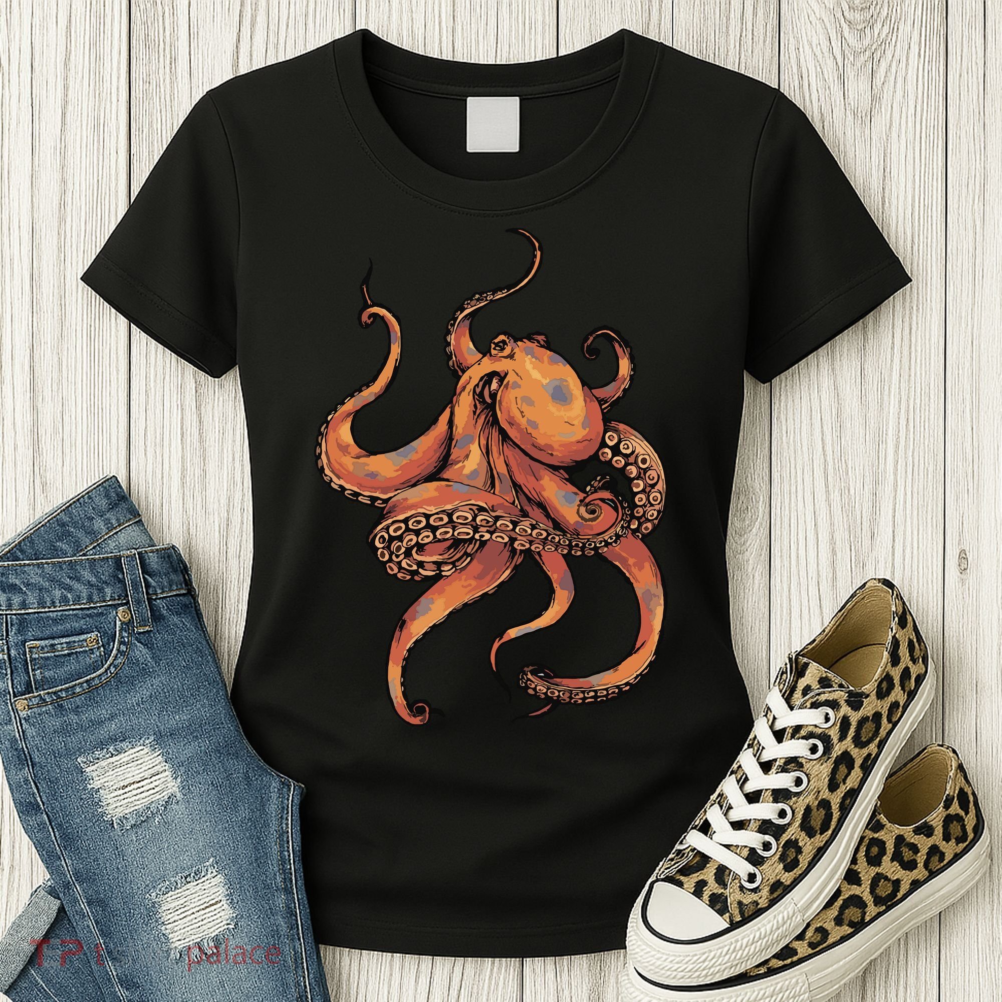 Octopus For Men Women Boy Girl Women's T-Shirt
