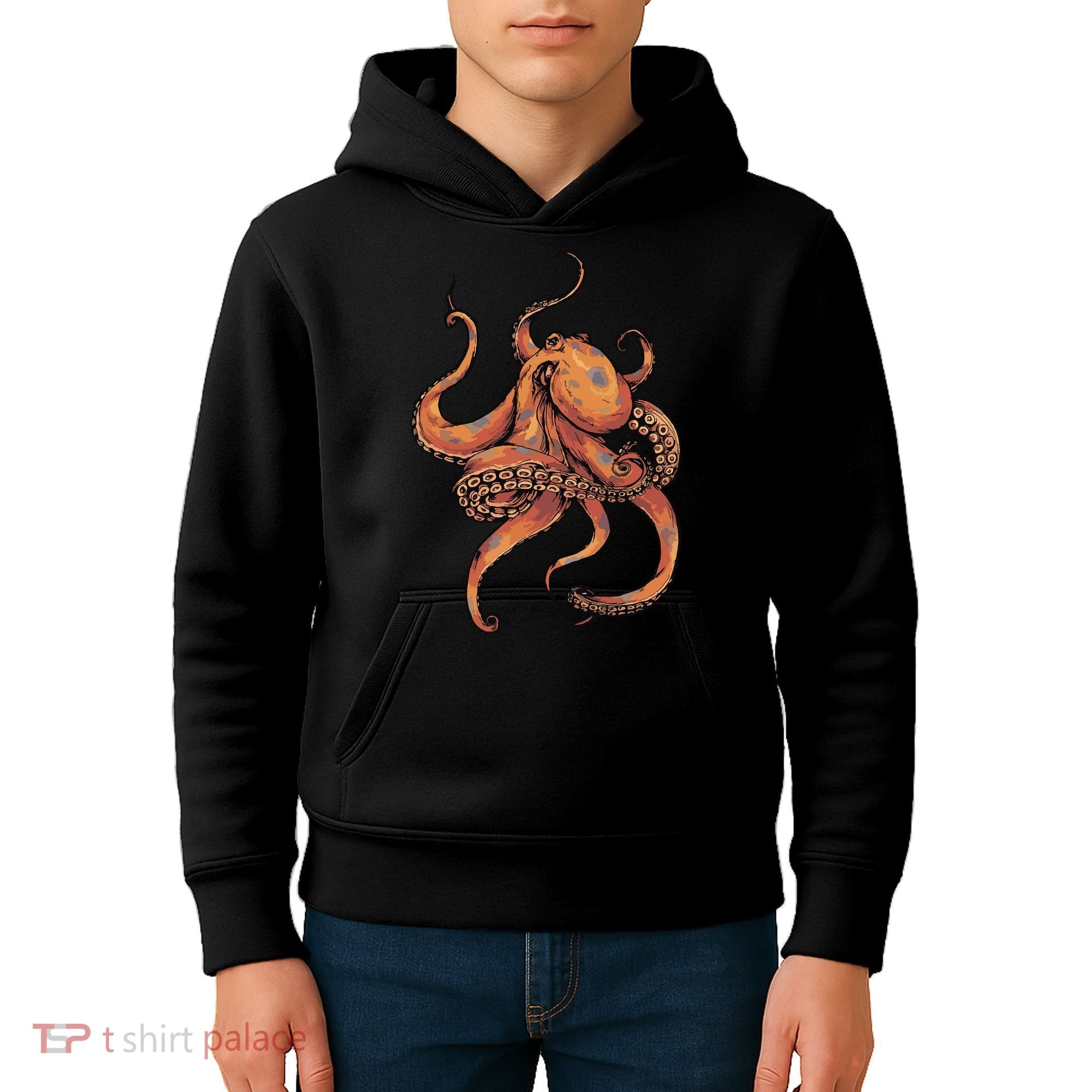 Octopus For Men Women Boy Girl Kids Hoodie