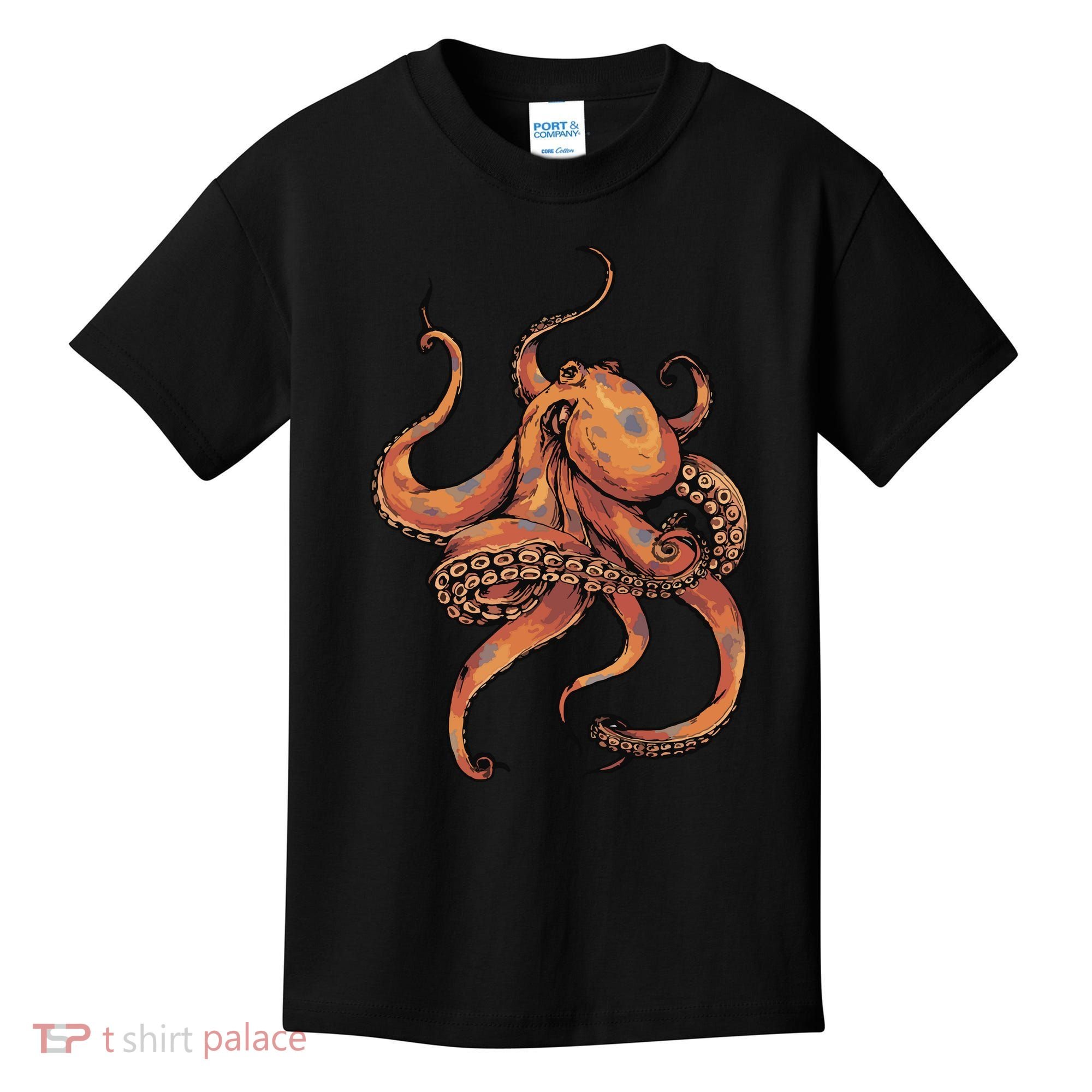 Octopus For Men Women Boy Girl Kids T-Shirt