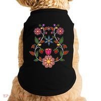Ojibwe Floral Native Wild Flowers Indigenous Cute Botanical Doggie Tank thumb 0