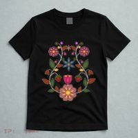 Ojibwe Floral Native Wild Flowers Indigenous Cute Botanical T-Shirt thumb 5