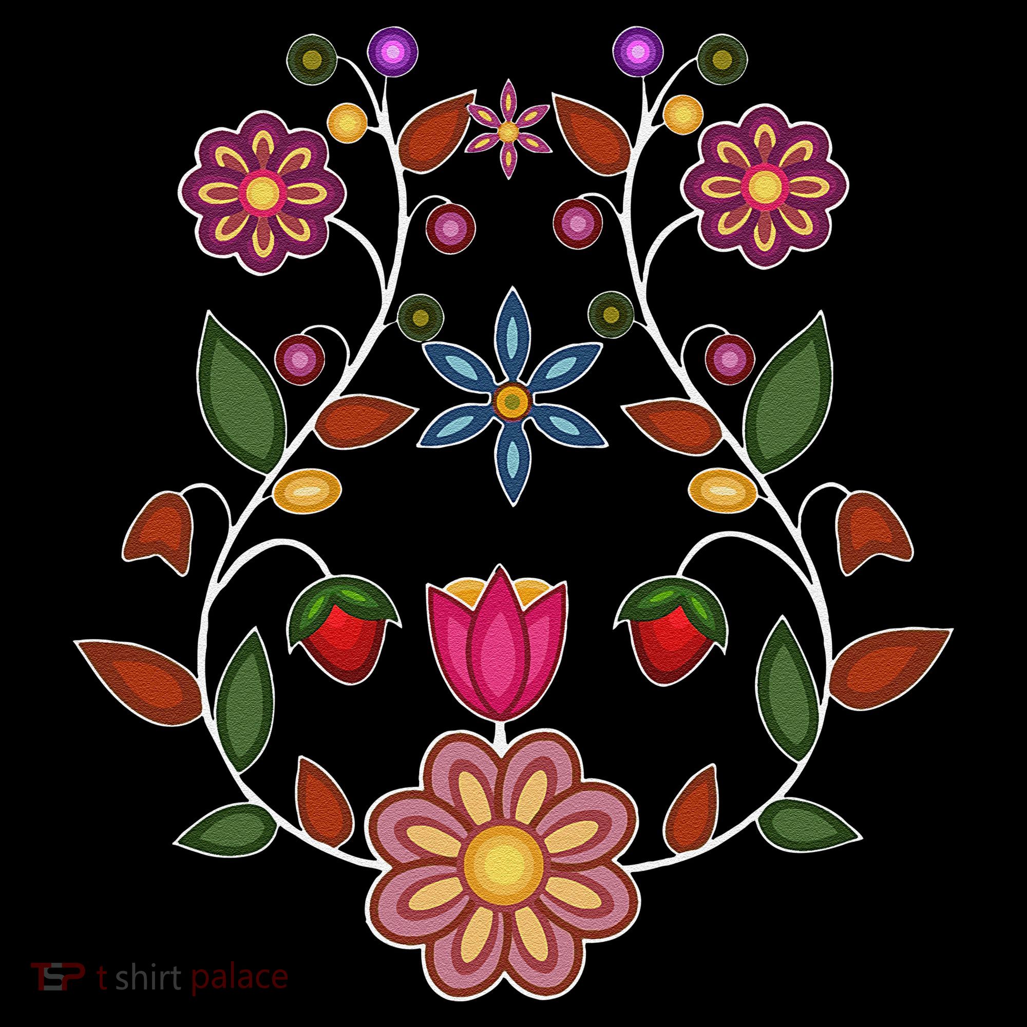 Ojibwe Floral Native Wild Flowers Indigenous Cute Botanical Coffee Mug