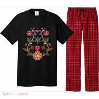 Ojibwe Floral Native Wild Flowers Indigenous Cute Botanical Pajama Set thumb 0