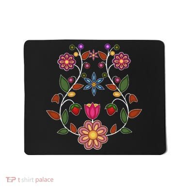 Ojibwe Floral Native Wild Flowers Indigenous Cute Botanical Mousepad
