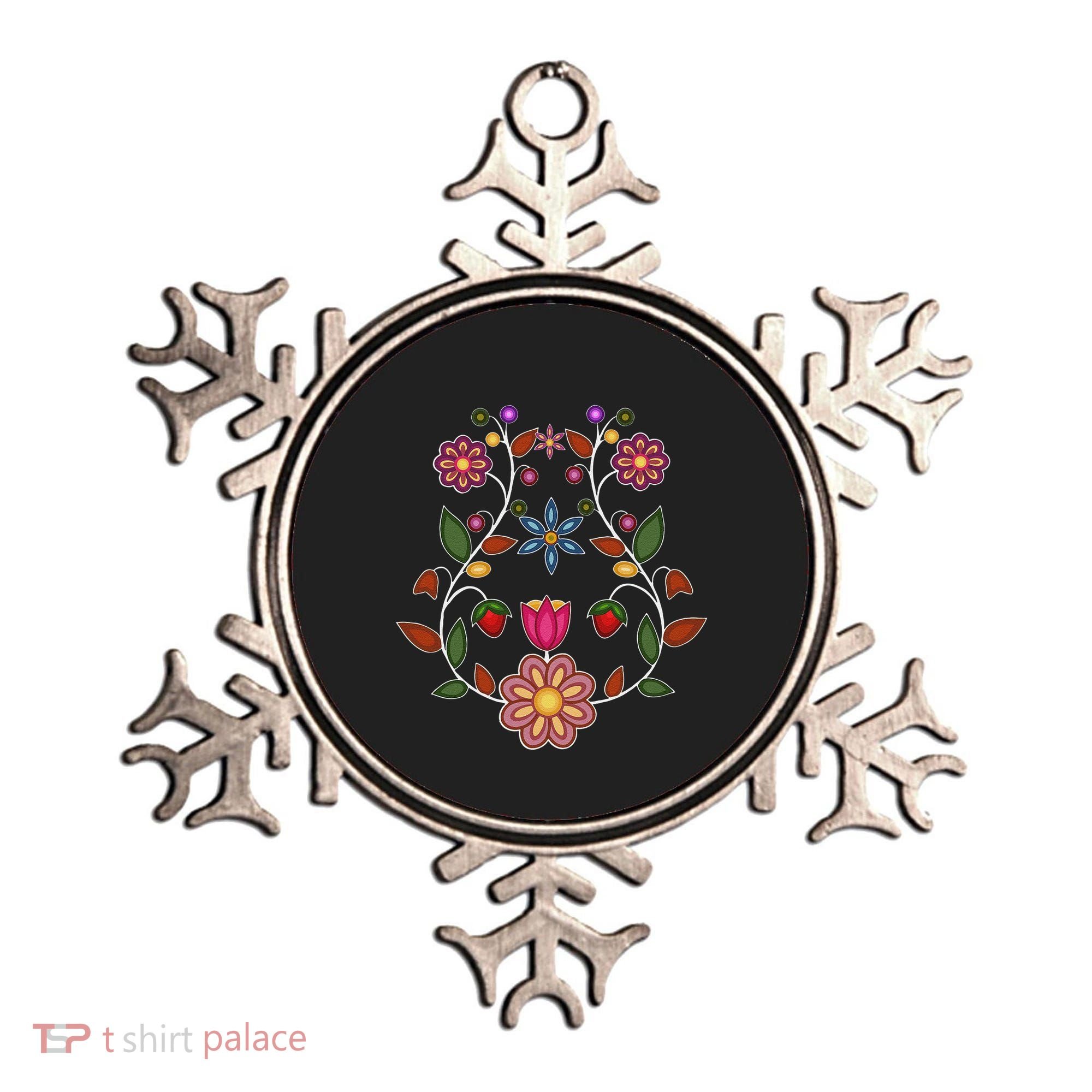Ojibwe Floral Native Wild Flowers Indigenous Cute Botanical Ornament
