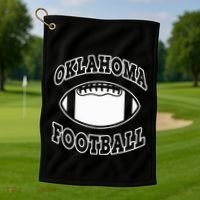 Oklahoma Football Golf Towel thumb 1