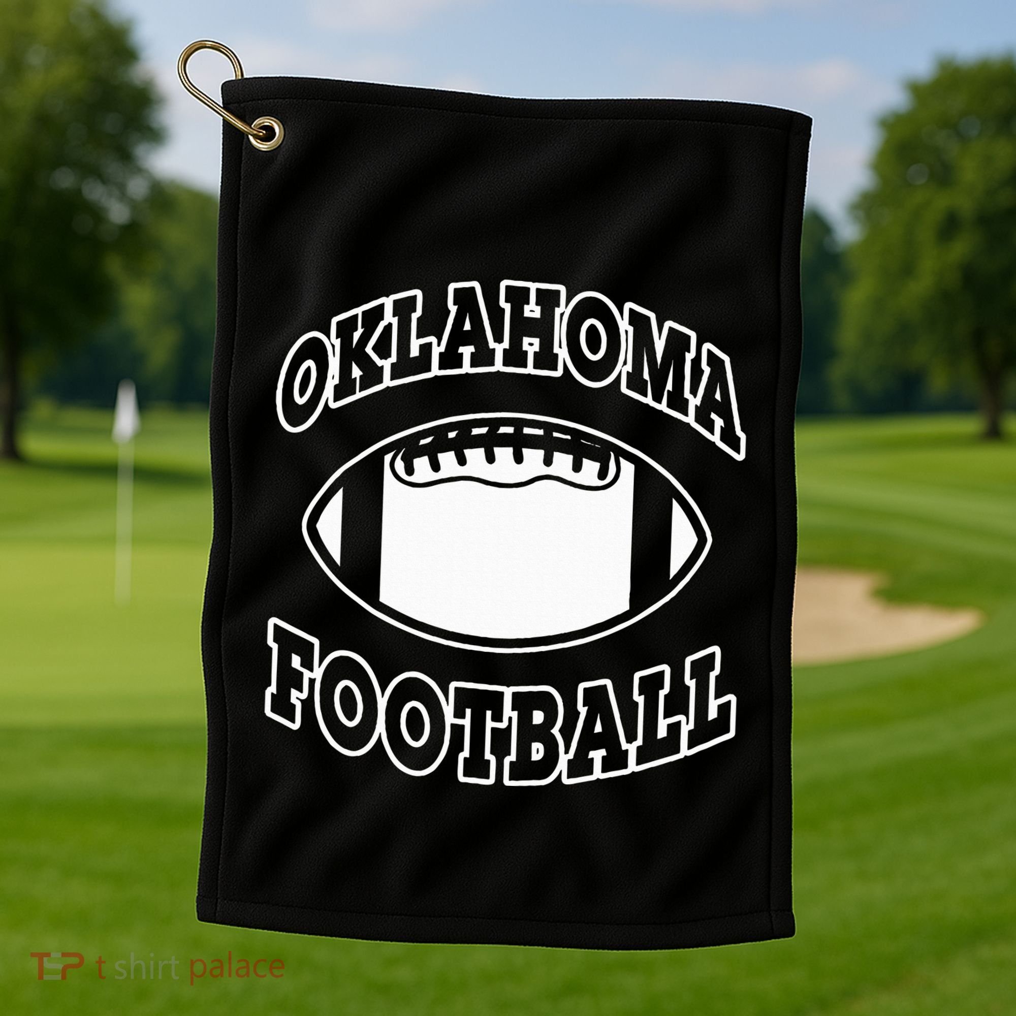 Oklahoma Football Golf Towel