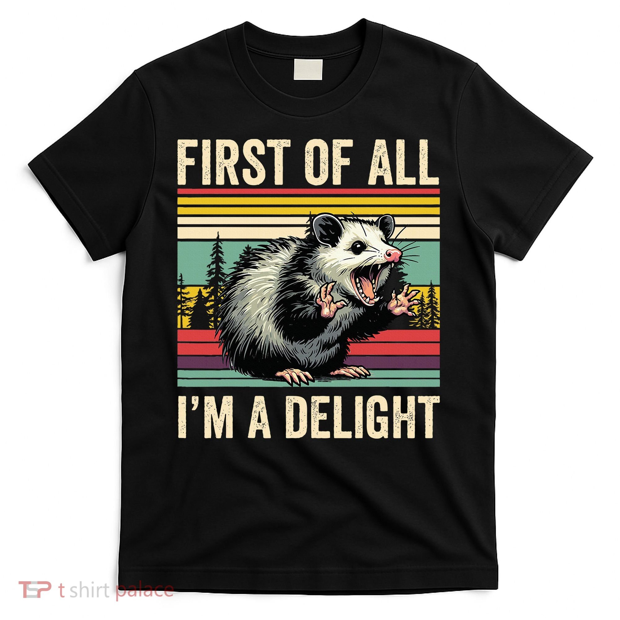 Opossum First Of All Im A Delight Possum T-Shirt