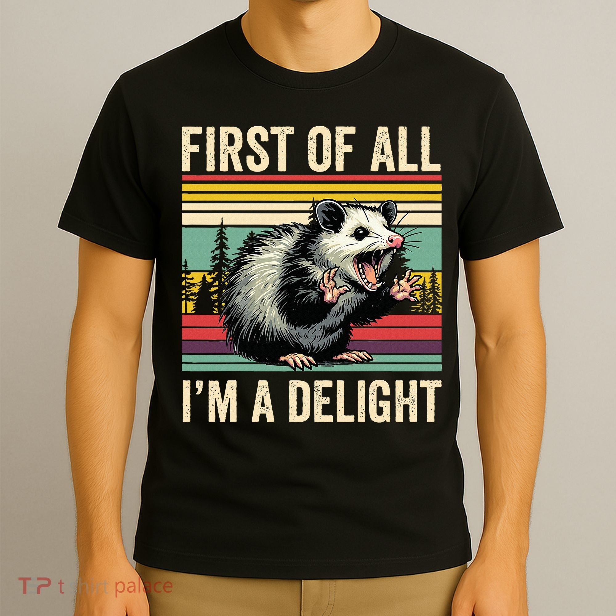 Opossum First Of All Im A Delight Possum T-Shirt