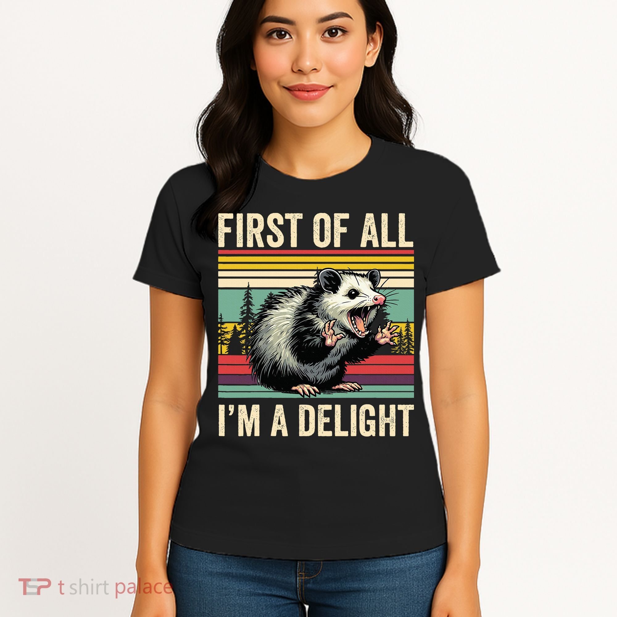 Opossum First Of All Im A Delight Possum Women's T-Shirt
