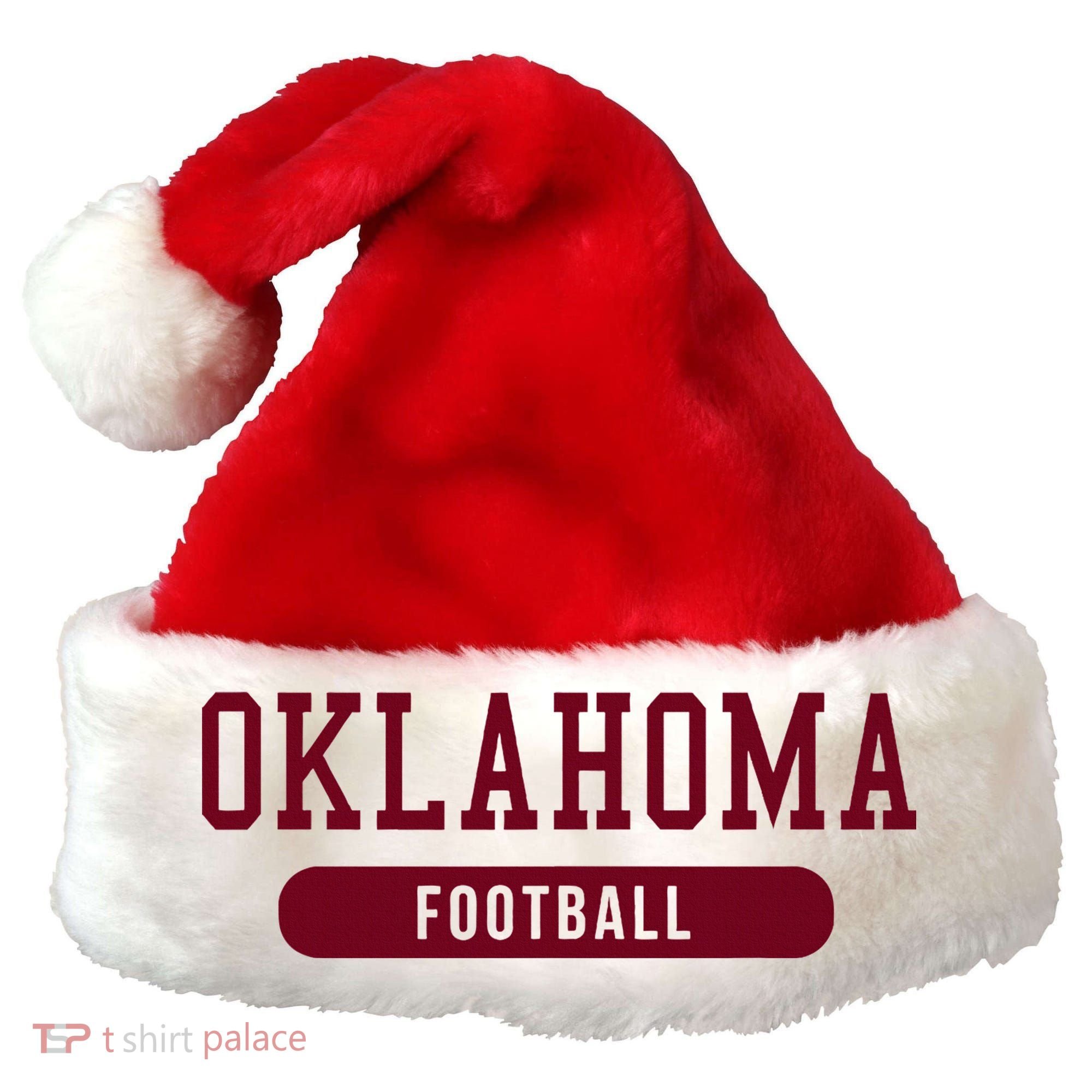 Oklahoma Football Santa Hat