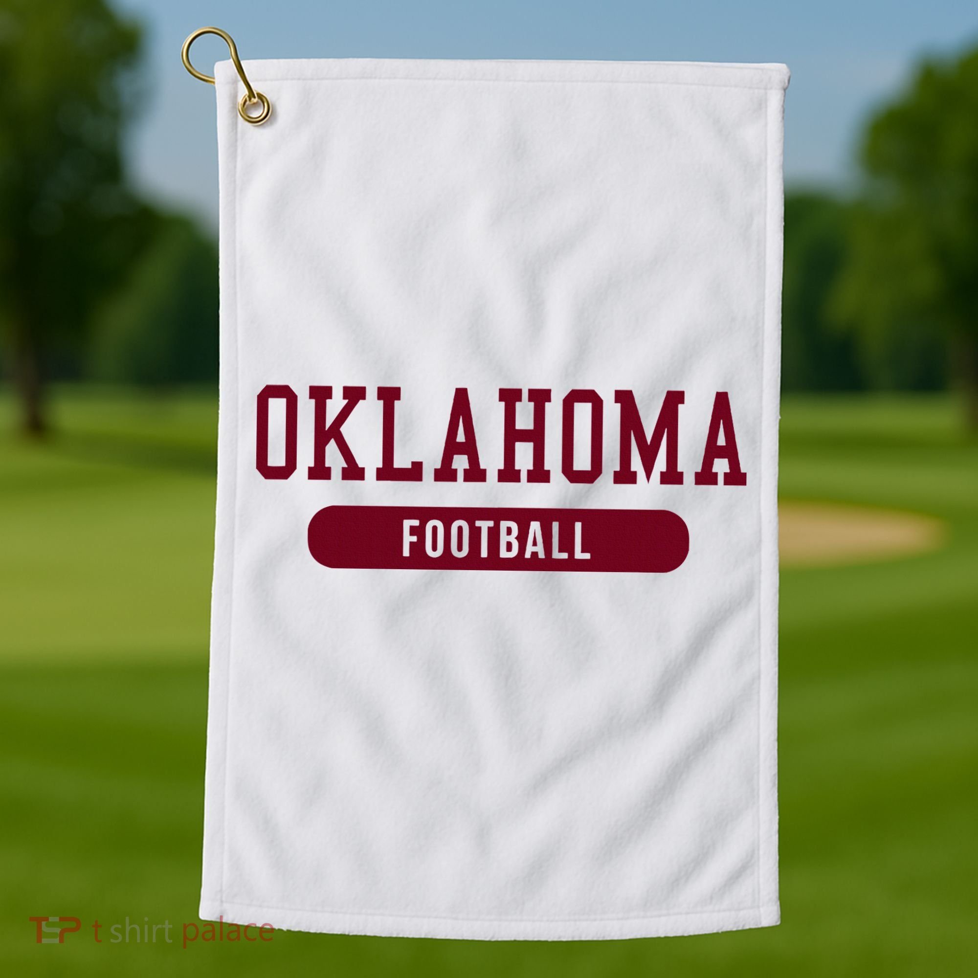 Oklahoma Football Golf Towel
