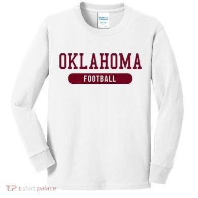 Oklahoma Football Kids Long Sleeve Shirt