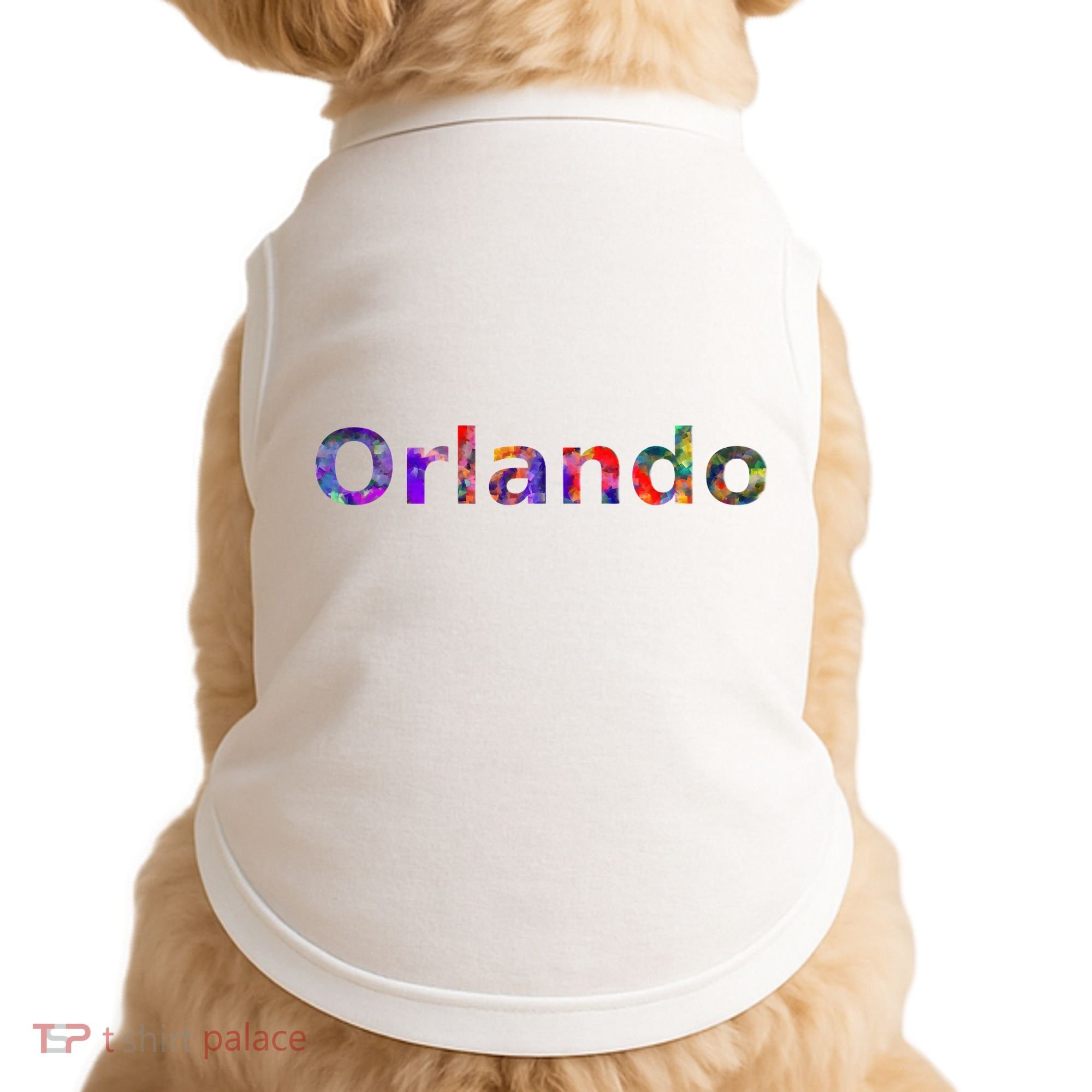 Orlando Floral Power Doggie Tank