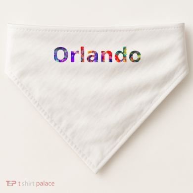 Orlando Floral Power USA-Made Doggie Bandana