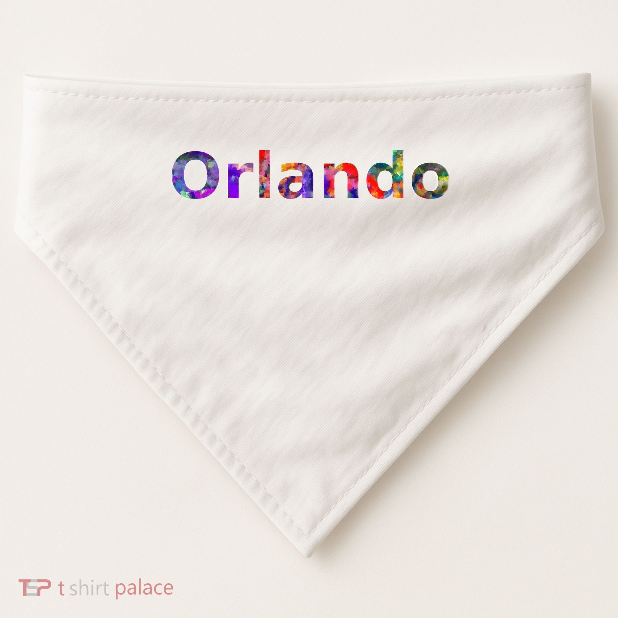 Orlando Floral Power USA-Made Doggie Bandana