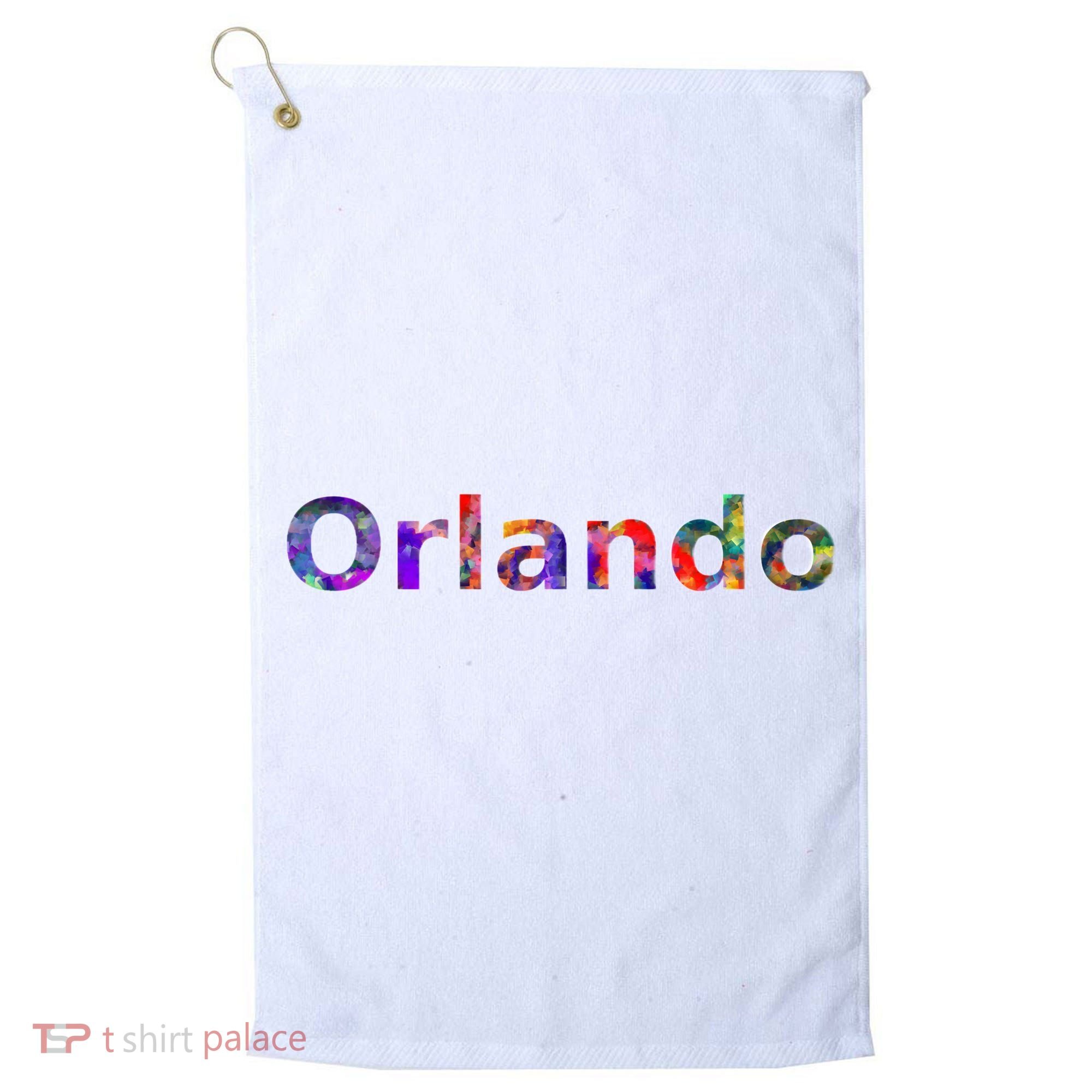 Orlando Floral Power Golf Towel