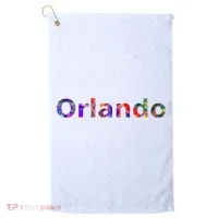 Orlando Floral Power Golf Towel thumb 0