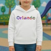 Orlando Floral Power Kids Hoodie thumb 3