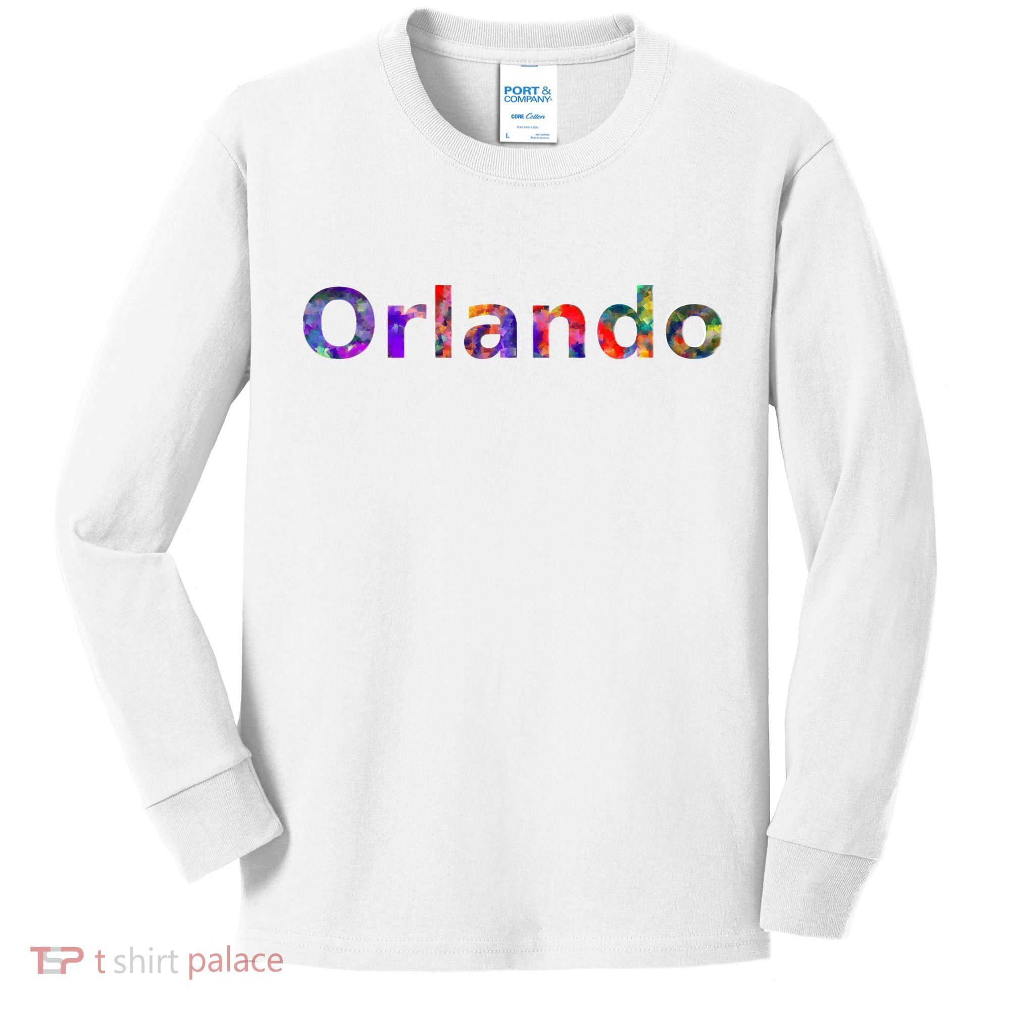 Orlando Floral Power Kids Long Sleeve Shirt