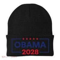 Obama For President 2028 Obama 2028 Beanie thumb 0