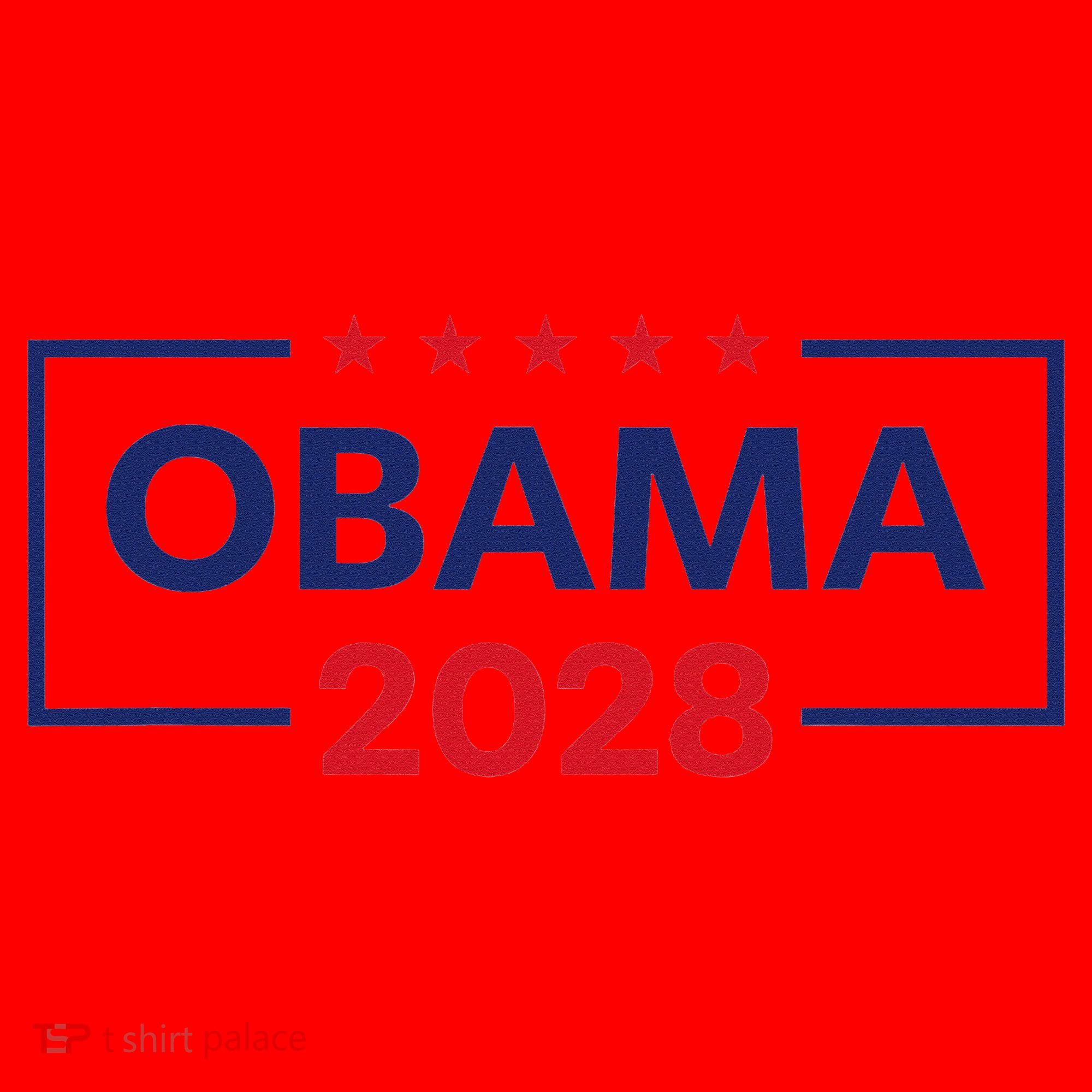 Obama For President 2028 Obama 2028 Santa Hat