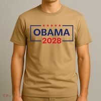 Obama For President 2028 Obama 2028 T-Shirt thumb 3