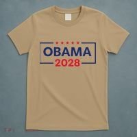 Obama For President 2028 Obama 2028 T-Shirt thumb 5