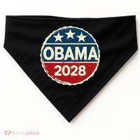 Obama For President 2028 Obama 2028 USA-Made Doggie Bandana thumb 0