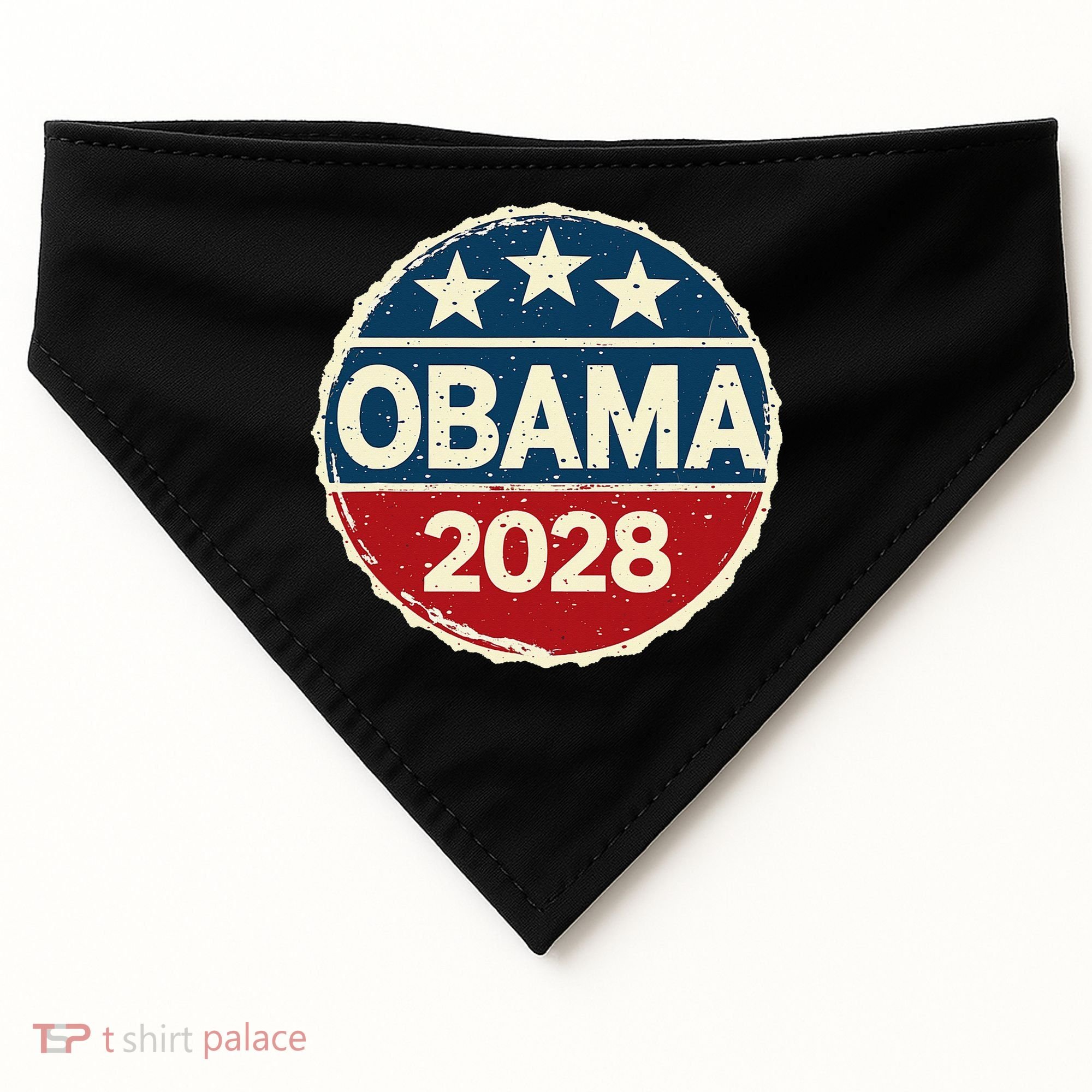 Obama For President 2028 Obama 2028 USA-Made Doggie Bandana