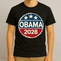 Obama For President 2028 Obama 2028 T-Shirt thumb 3