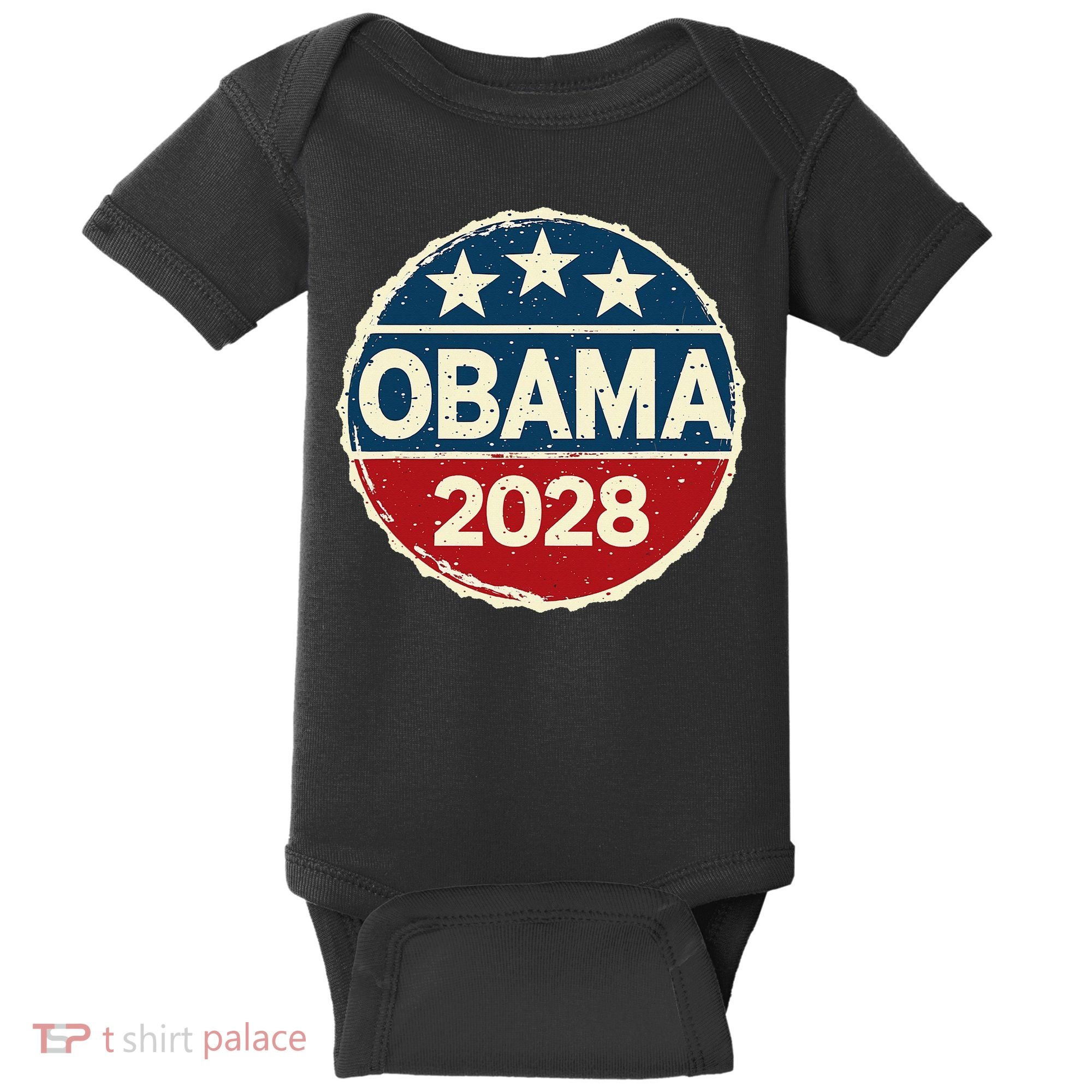 Obama For President 2028 Obama 2028 Baby Bodysuit