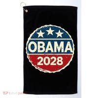 Obama For President 2028 Obama 2028 Golf Towel thumb 0