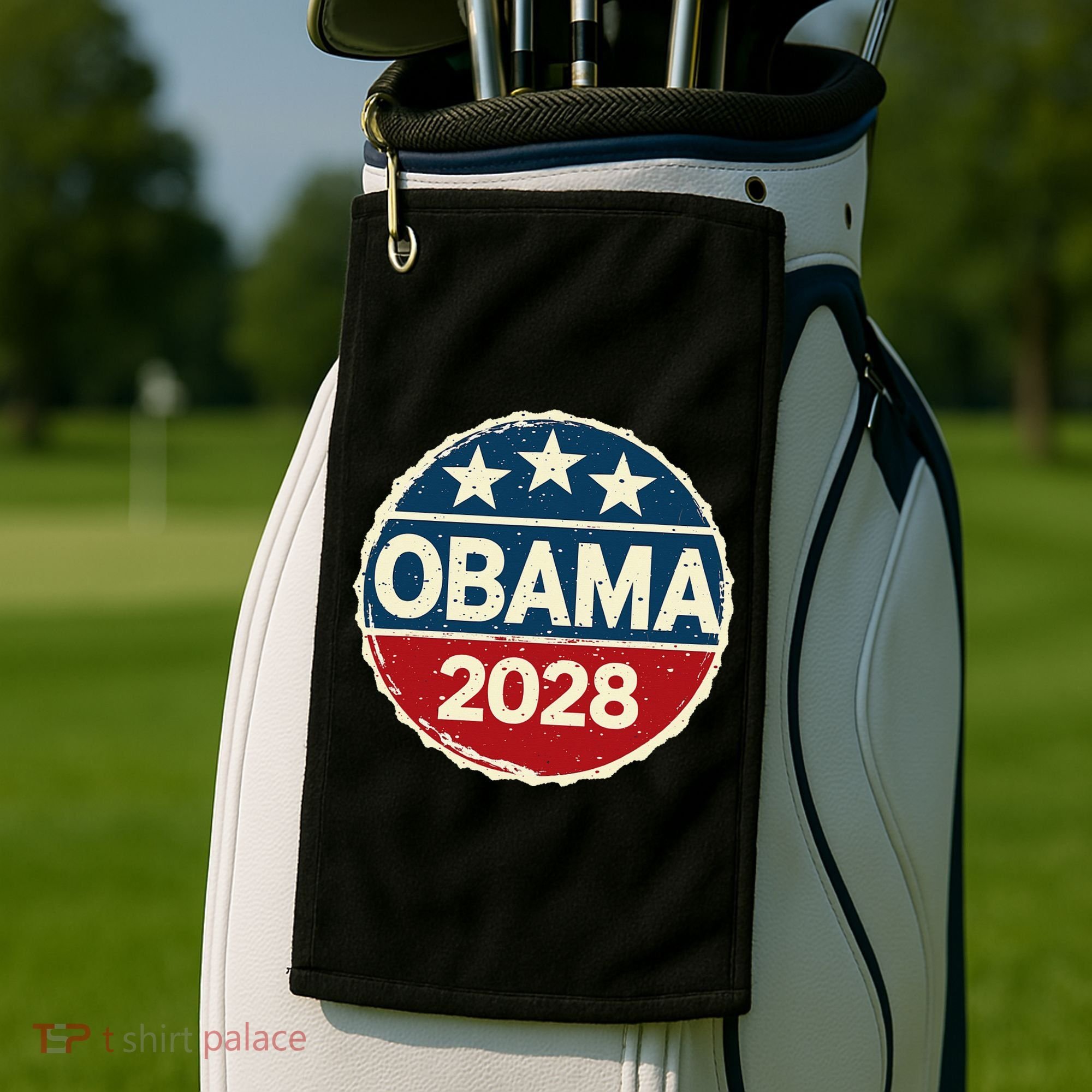 Obama For President 2028 Obama 2028 Golf Towel