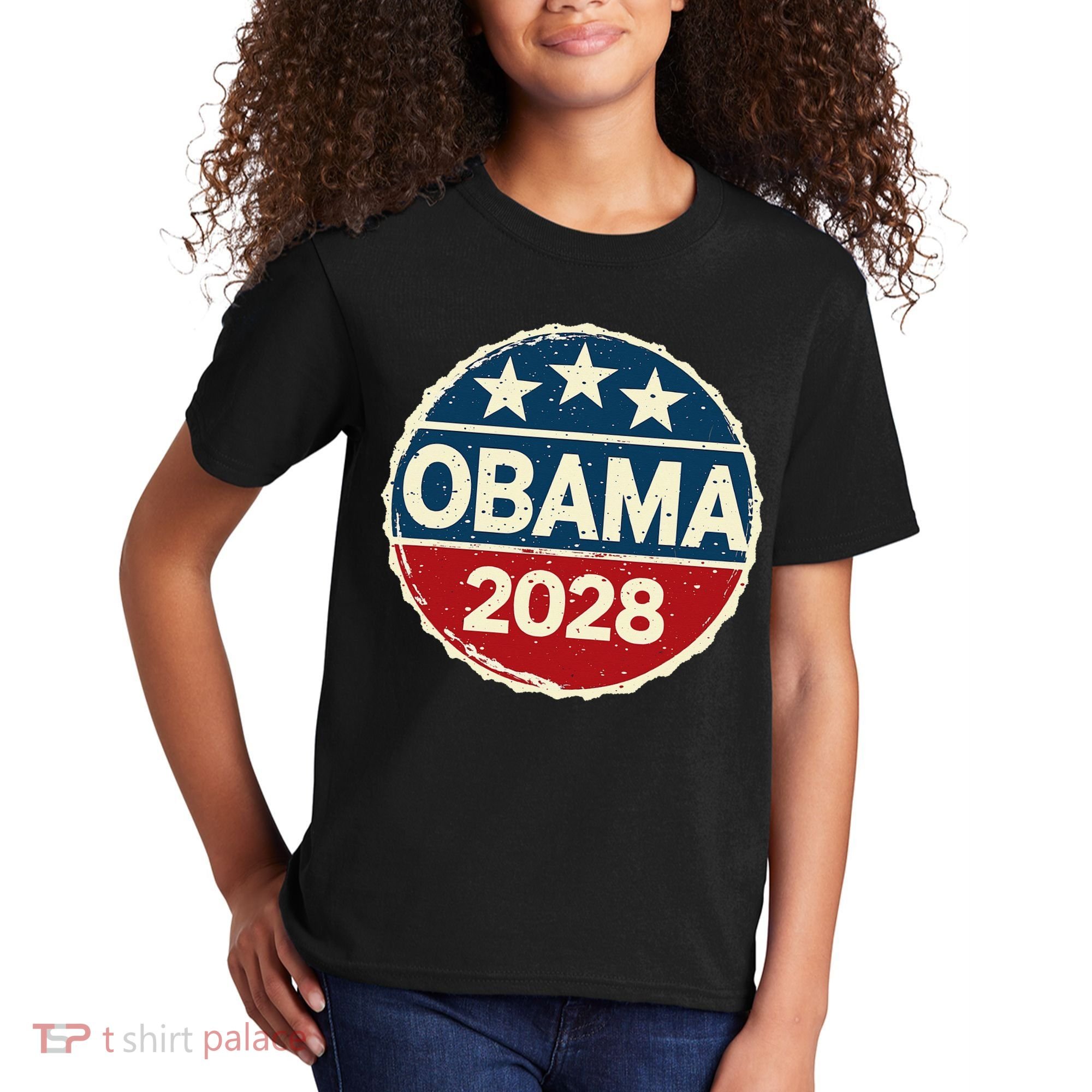 Obama For President 2028 Obama 2028 Kids T-Shirt