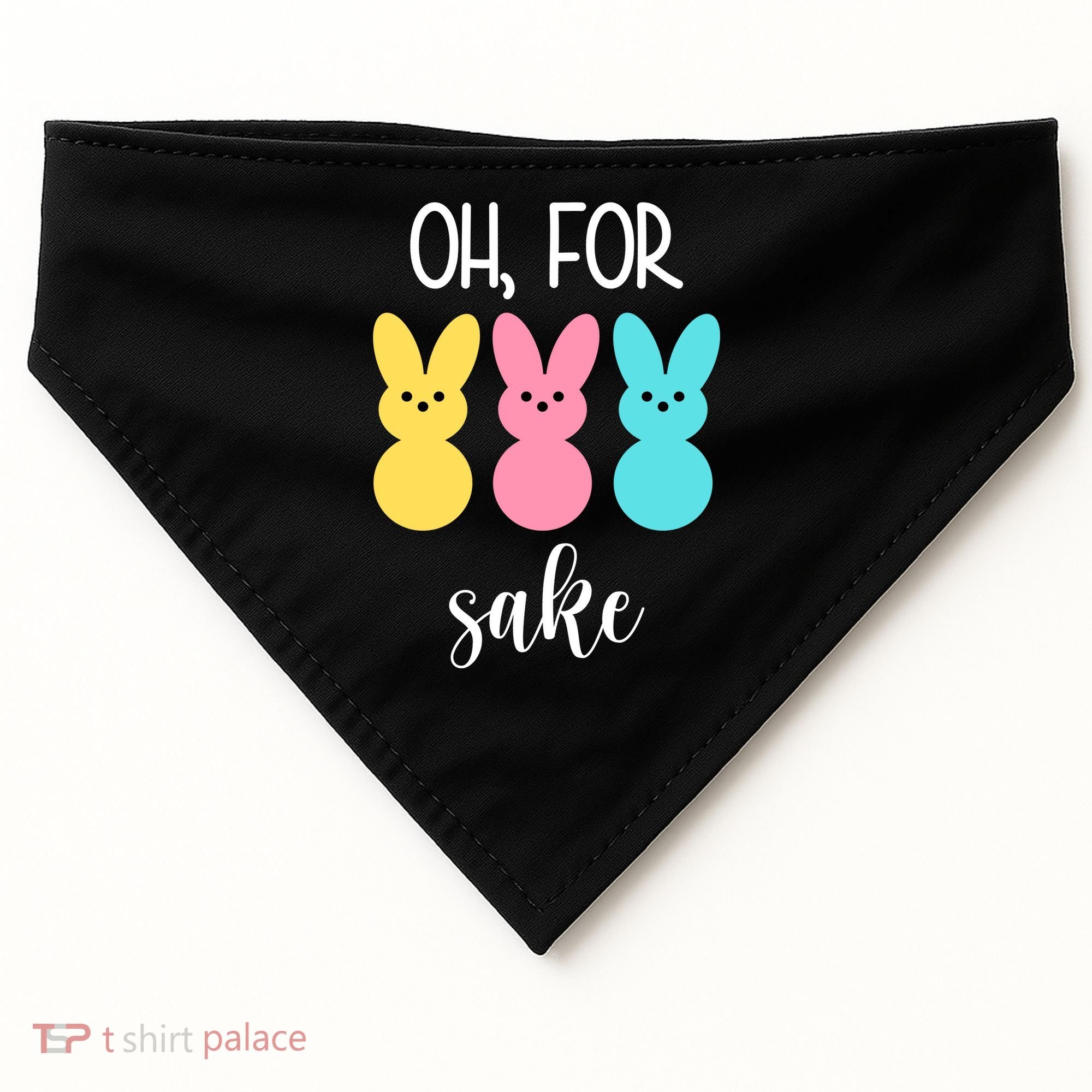 Oh For Peeps Sake Easter Funny Cute USA-Made Doggie Bandana